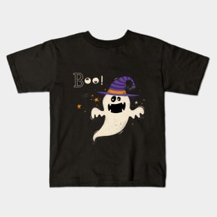 Cute halloween ghost Kids T-Shirt